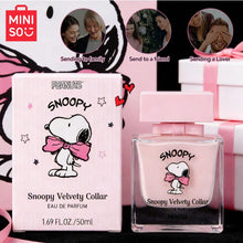 Load image into Gallery viewer, MINISO Snoopy Velvety Collar Eau de Parfum - 1.7 oz Sweet Berry & Chypre Fragrance Gift for Women & Teens