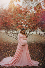 Load image into Gallery viewer, Saslax Off Shoulders Maternity Gown