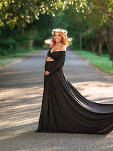 Load image into Gallery viewer, Saslax Maternity Gown Baby Shower Photography Dress
