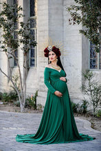 Load image into Gallery viewer, Saslax Maternity Gown Baby Shower Photography DressSaslax Maternity Gown Baby Shower Photography Dress