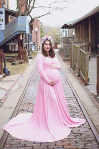 Saslax Maternity Gown Baby Shower Photography DressSaslax Maternity Gown Baby Shower Photography Dress