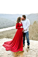 Load image into Gallery viewer, Saslax Maternity Gown Baby Shower Photography Dress