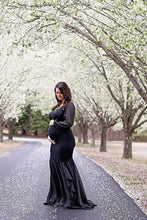 Load image into Gallery viewer, Saslax Chiffon Mermaid Maternity Dress for Photoshoot Baby Shower