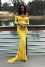 Load image into Gallery viewer, Saslax Long Sleeve Slim Fit Maxi Photography Dress