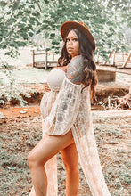 Load image into Gallery viewer, Saslax Lace Dress Off Shoulder Maternity Gown for Photoshoot