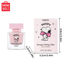 Load image into Gallery viewer, MINISO Snoopy Velvety Collar Eau de Parfum - 1.7 oz Sweet Berry &amp; Chypre Fragrance Gift for Women &amp; Teens
