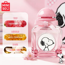 Load image into Gallery viewer, MINISO Snoopy Romance Eau de Parfum for Women, 1.7 FL.OZ (50ml) Long Lasting Sweet Strawberry &amp; Vanilla Scent
