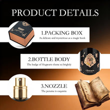 Load image into Gallery viewer, MINISO Harry Potter Obscuro Perfume – Oriental Woody Amber Eau de Parfum, Warm Spicy Long-Lasting Scent for Unisex, 3.38 FL OZ / 100 ml
