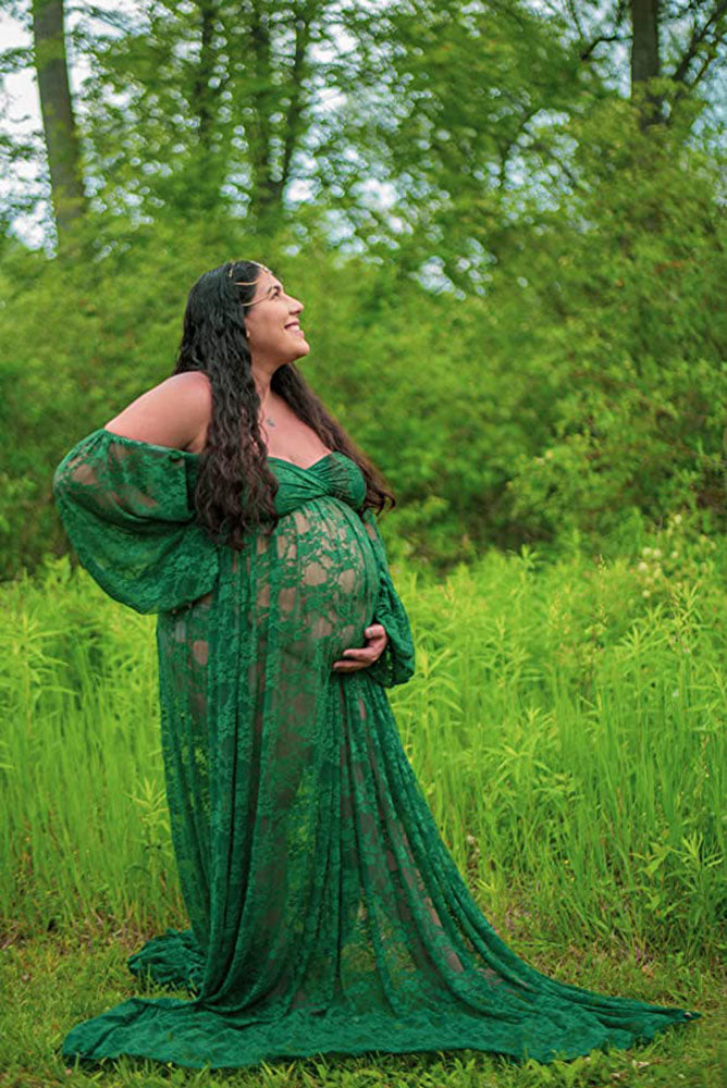 green emerald velvet dress Catherine Lace Sexy Maternity Gown green emerald velvet dress Catherine Lace Sexy Maternity Gown
