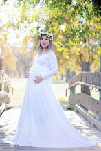 Load image into Gallery viewer, Saslax Maternity Gown Baby Shower Photography Dress
