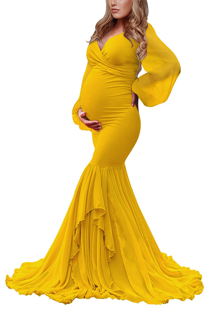 Francis Tulle Slim Maternity Gowns