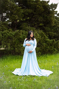 saslax maternity maxi pregnancy dress